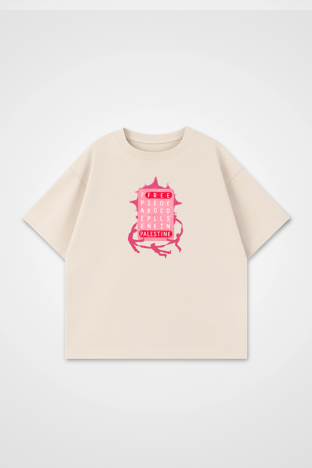 FREE PALESTINE Oversized Shirt