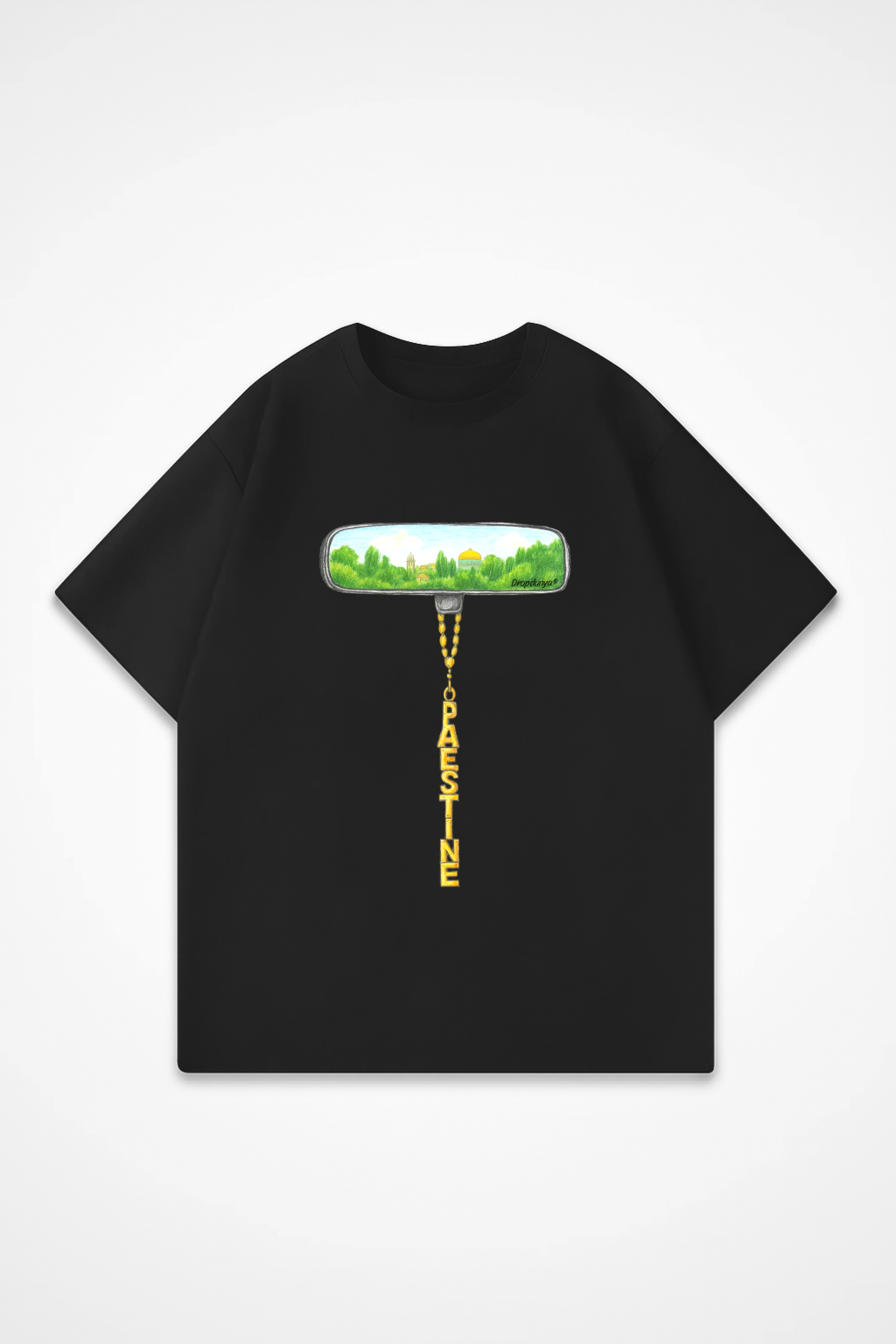 GOLDEN PALESTINE Oversized Shirt