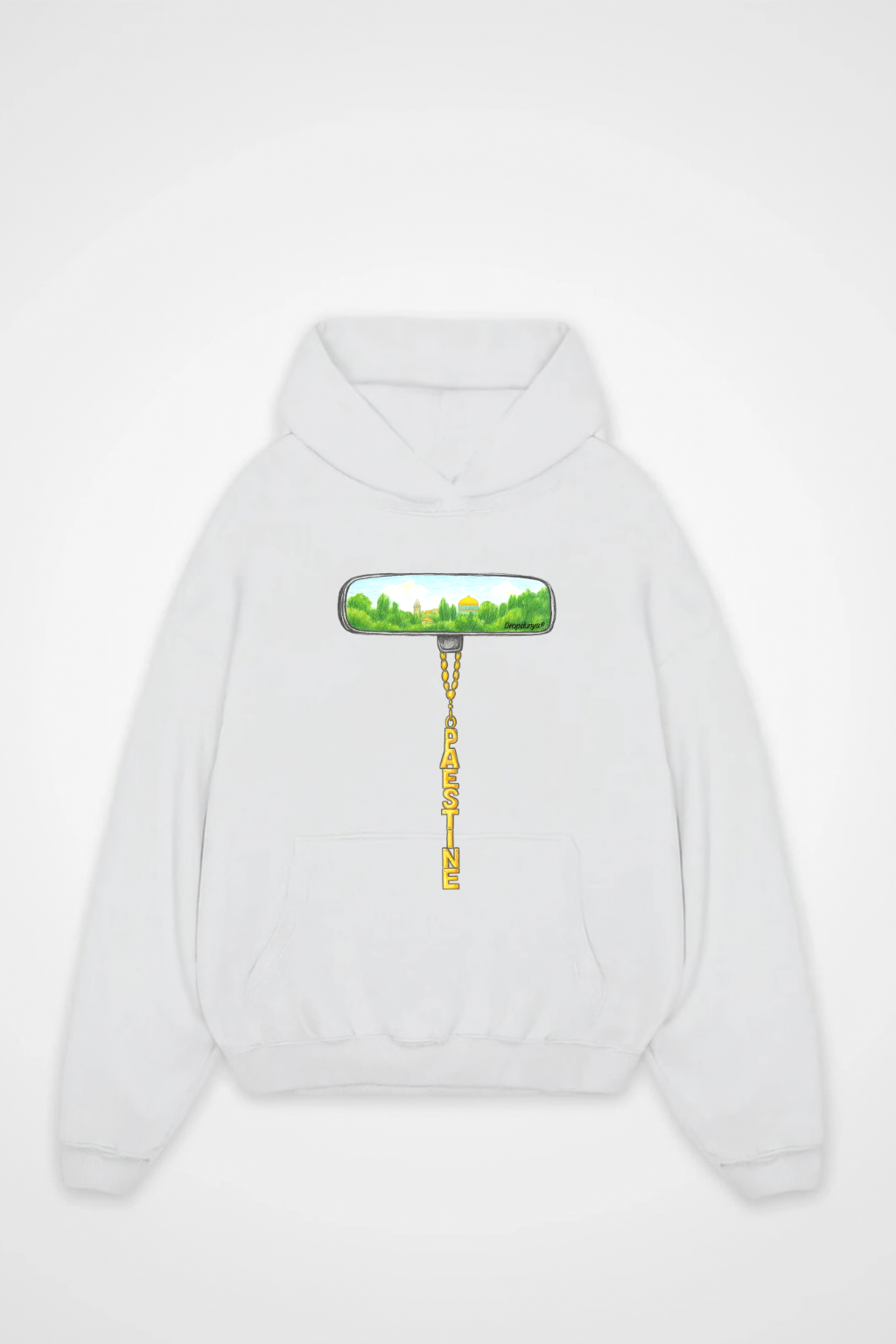 GOLDEN PALESTINE Oversized Hoodie