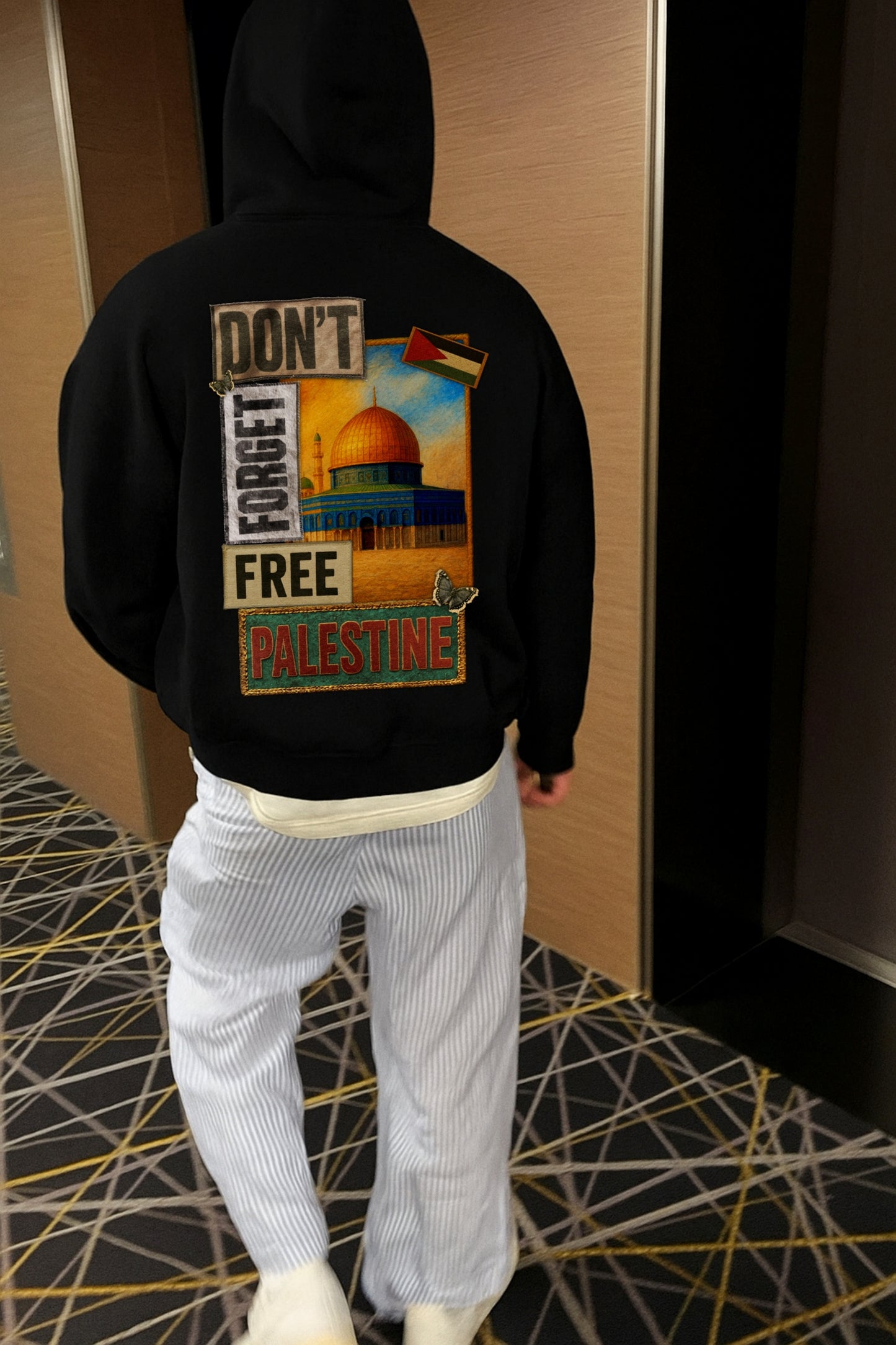DON'T FORGET PALESTINE Oversized Hoodie