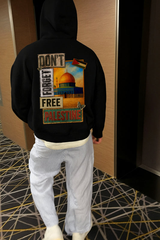 DON'T FORGET PALESTINE Oversized Hoodie