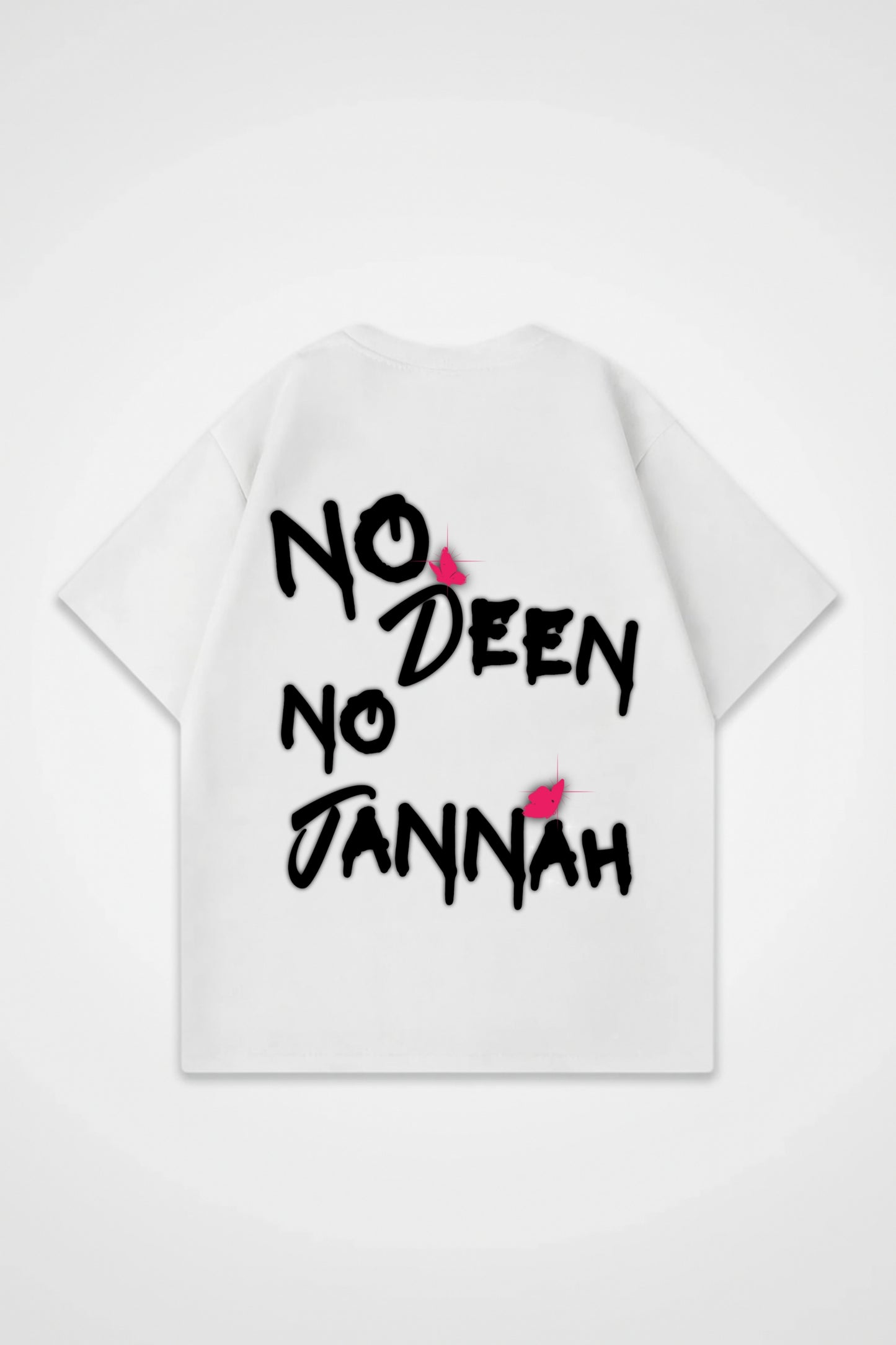 NO DEEN NO JANNAH Oversized Shirt