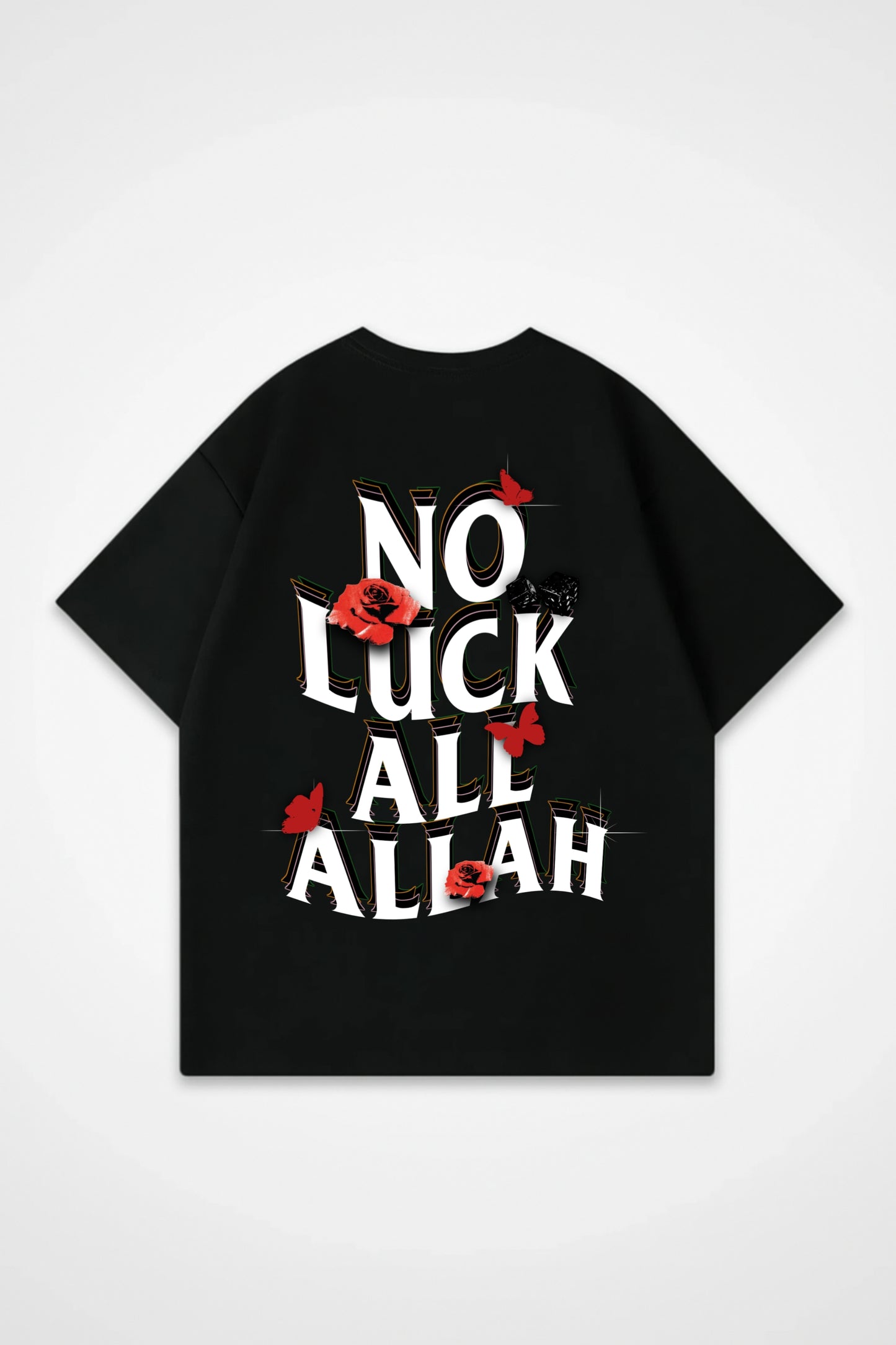 NO LUCK Oversized Shirt