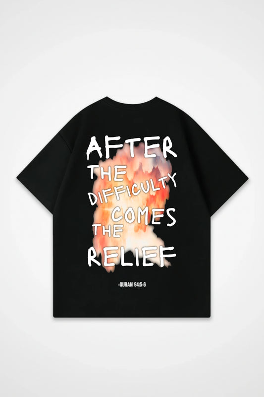 AFTER THE DIFFICULTY Oversized Shirt
