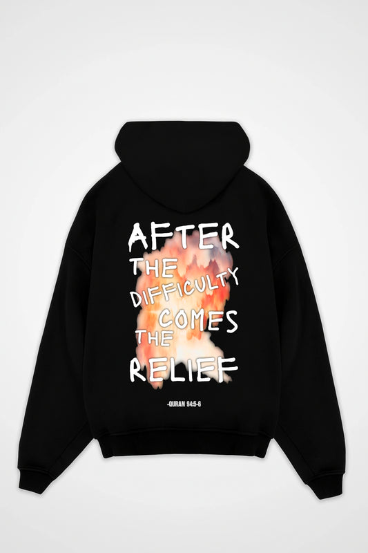 AFTER THE DIFFICULTY Oversized Hoodie