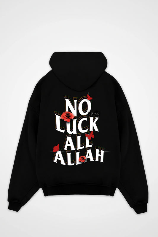 NO LUCK Oversized Hoodie