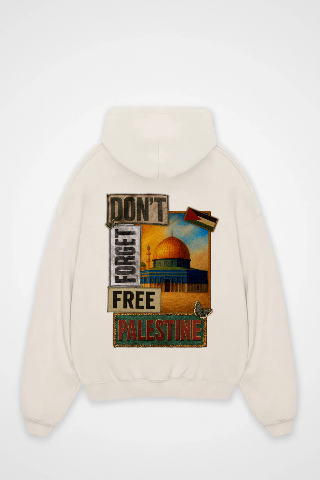 DON'T FORGET PALESTINE Oversized Hoodie