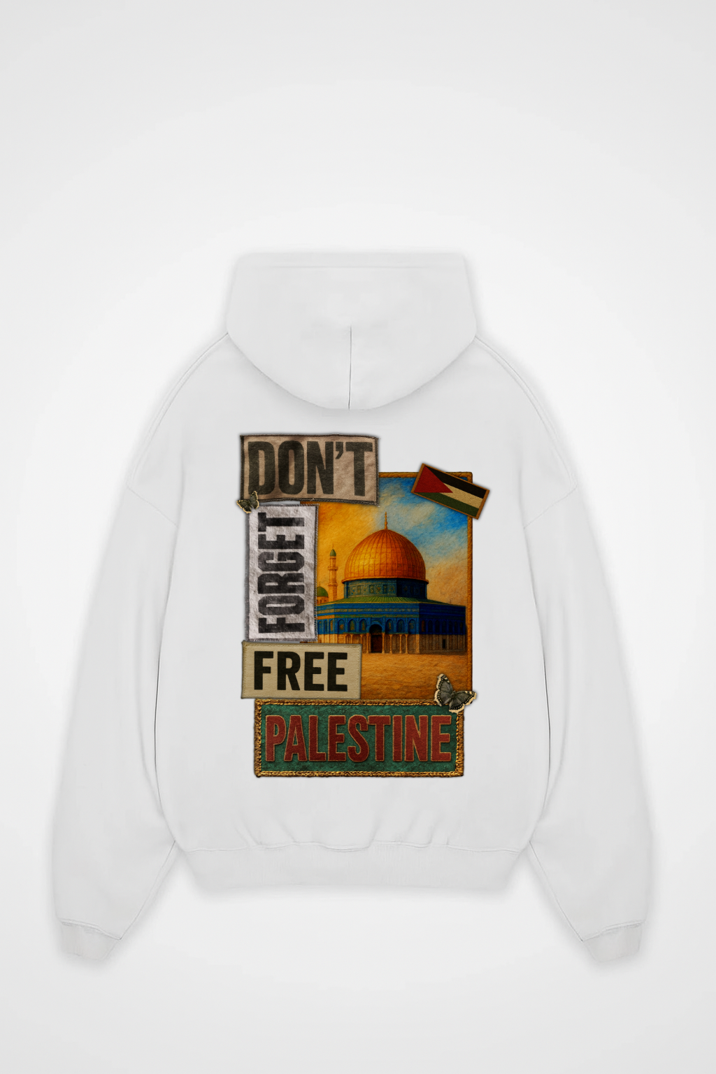 DON'T FORGET PALESTINE Oversized Hoodie