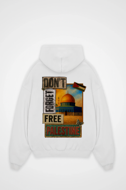 DON'T FORGET PALESTINE Oversized Hoodie