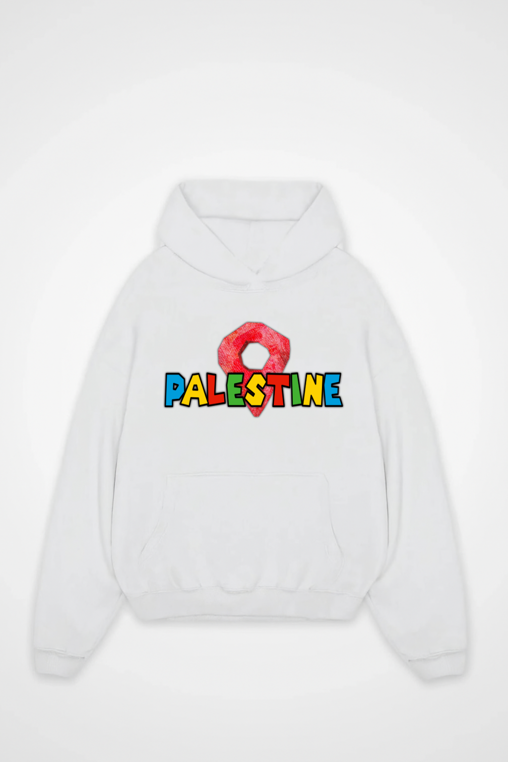 PALESTINE MARIO Oversized Hoodie