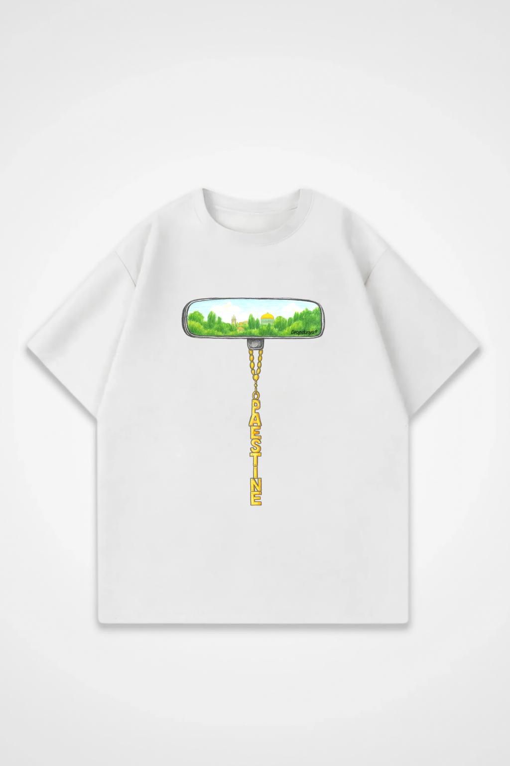 GOLDEN PALESTINE Oversized Shirt