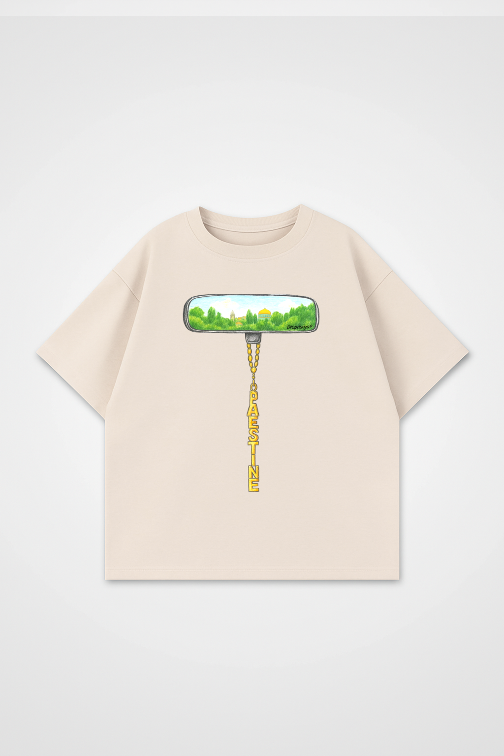 GOLDEN PALESTINE Oversized Shirt