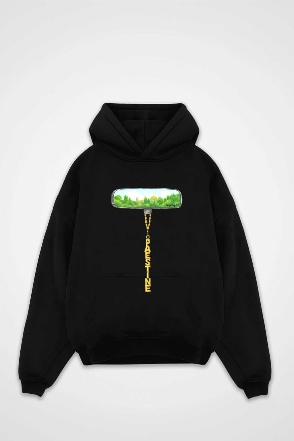 GOLDEN PALESTINE Oversized Hoodie