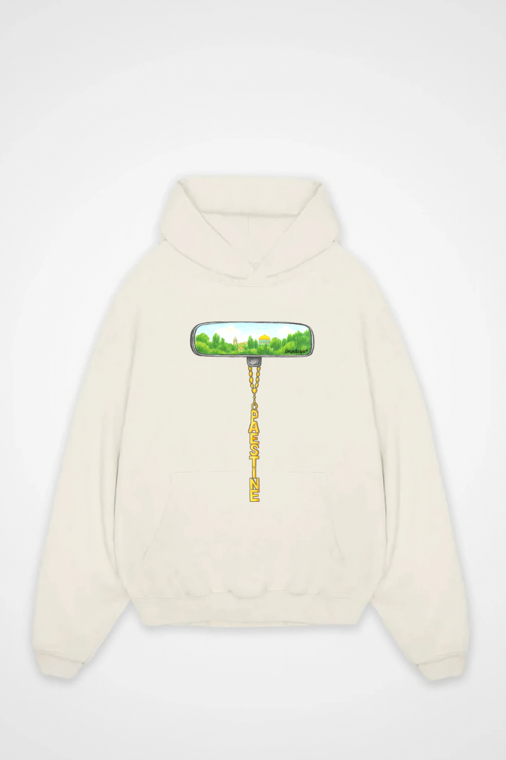 GOLDEN PALESTINE Oversized Hoodie