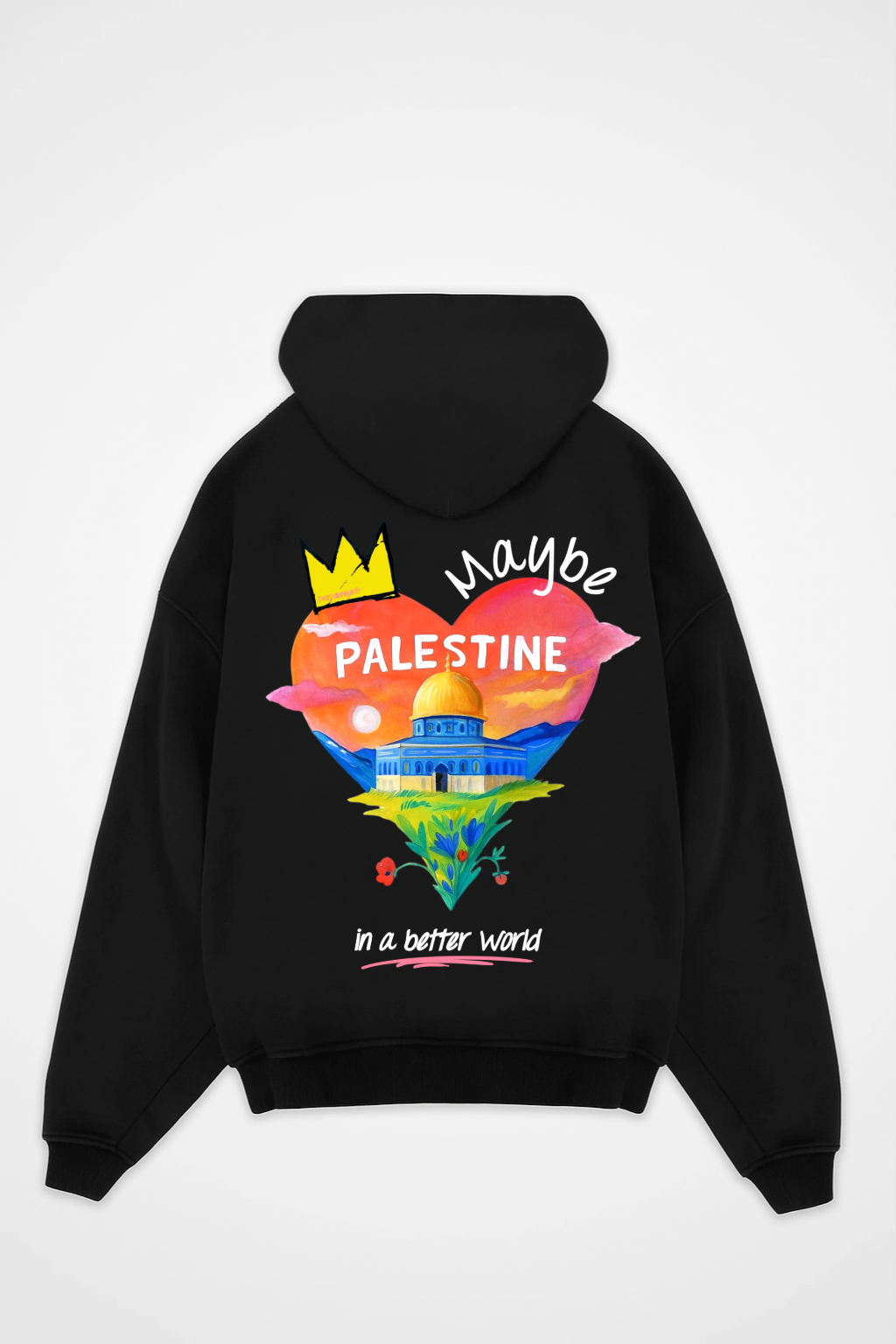 BETTER WORLD PALESTINE Oversized Hoodie