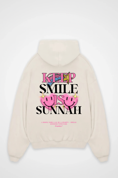 KEEP SMILE Oversized Hoodie