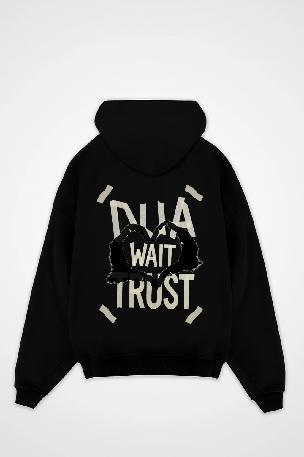 DUA, WAIT, TRUST Oversized Hoodie
