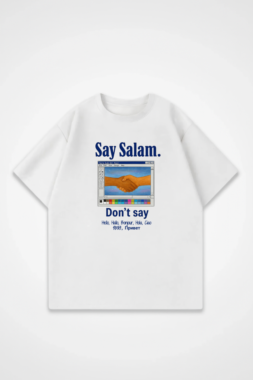 SAY SALAM Oversized Shirt