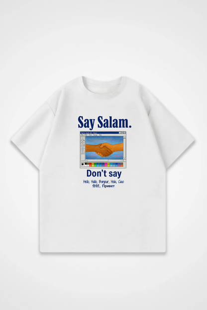 SAY SALAM Oversized Shirt