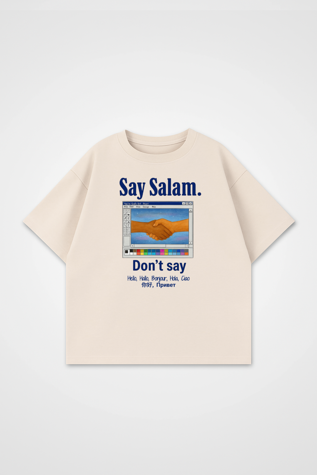 SAY SALAM Oversized Shirt