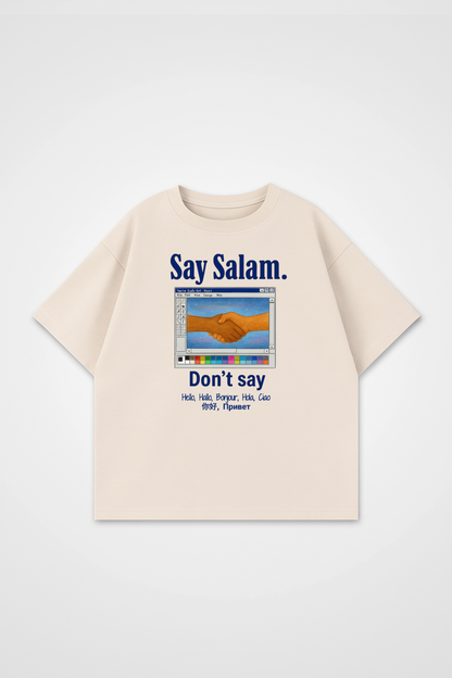 SAY SALAM Oversized Shirt