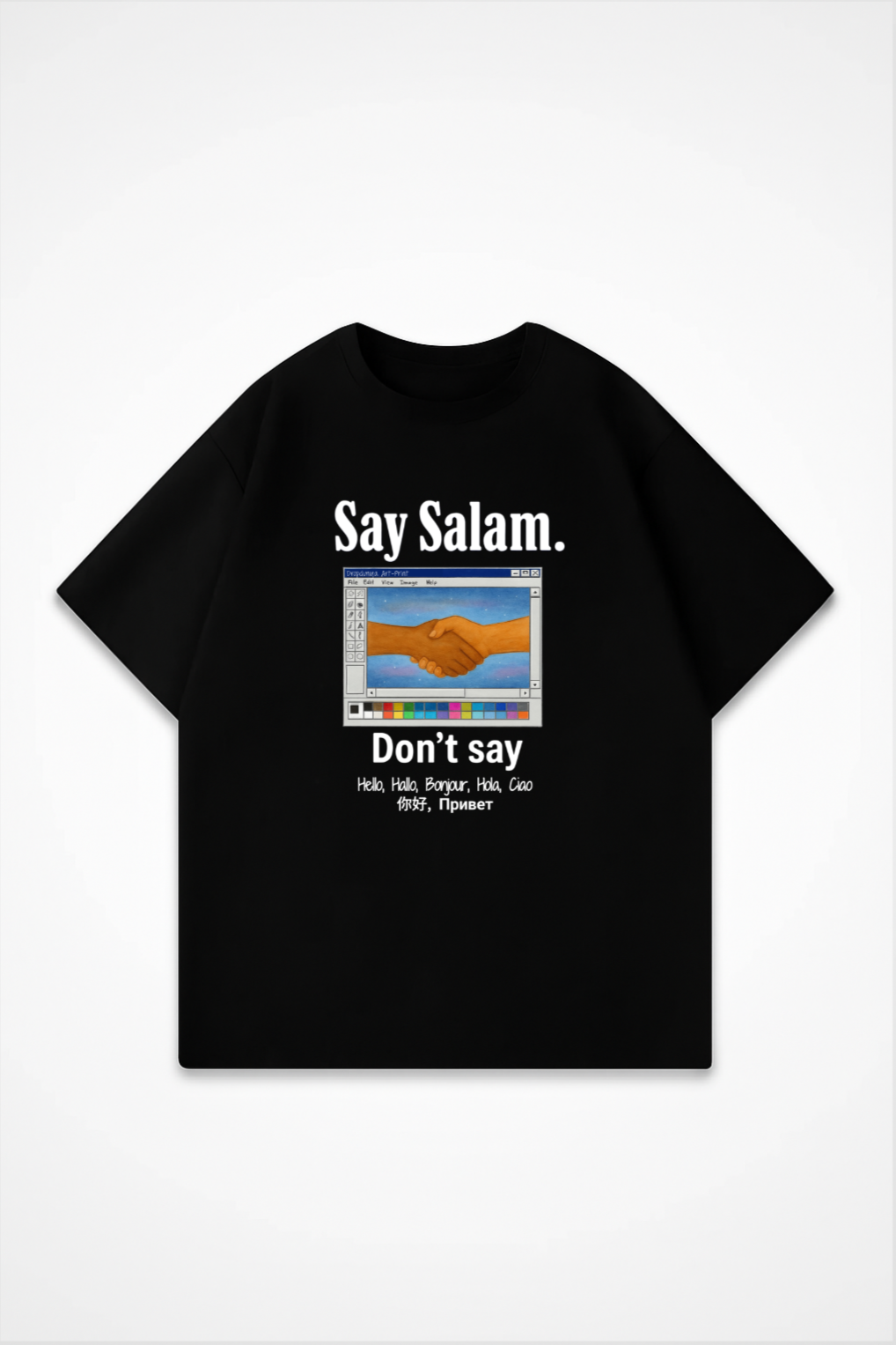 SAY SALAM Oversized Shirt