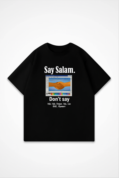 SAY SALAM Oversized Shirt