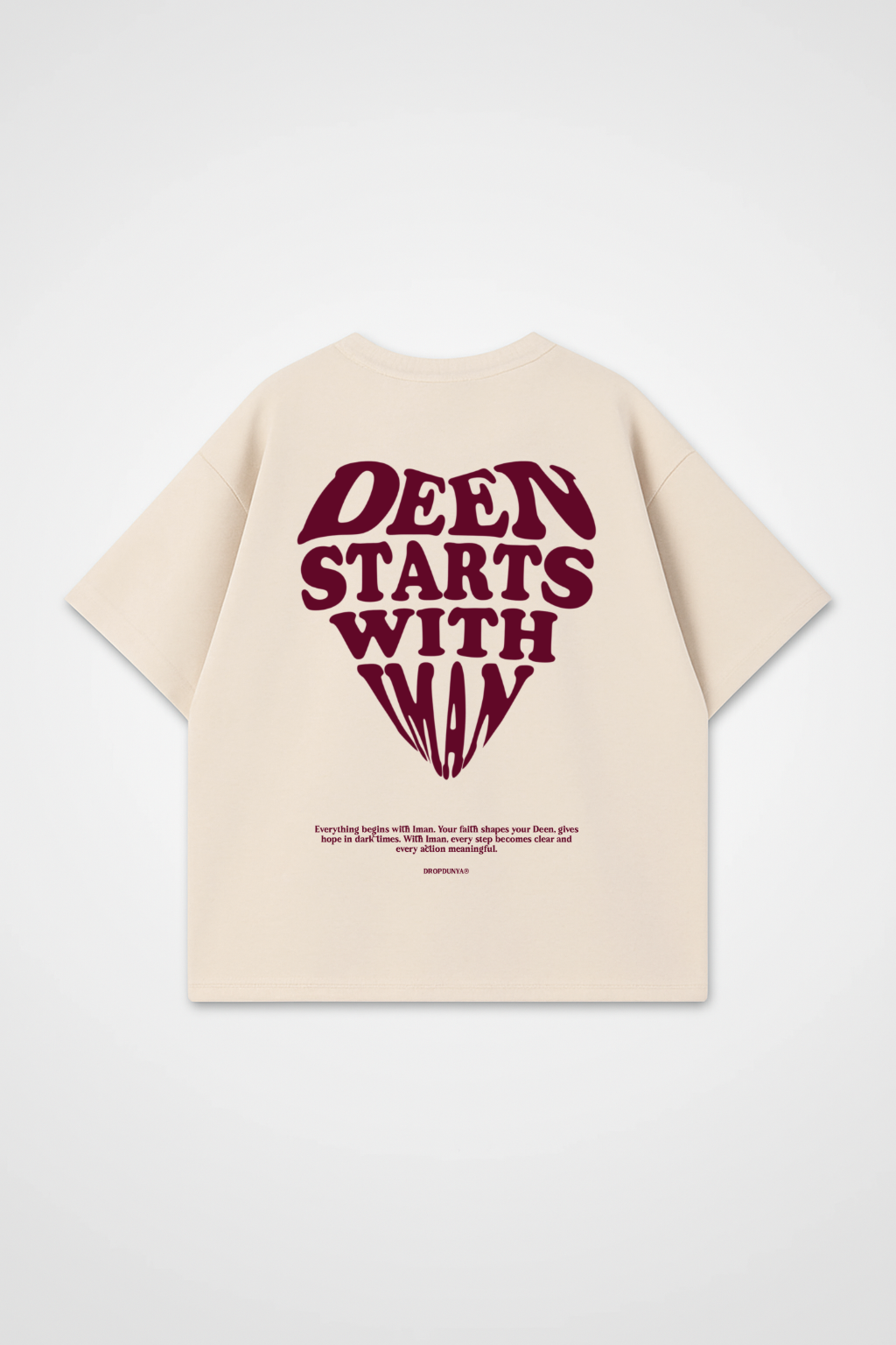 DEEN STARTS WITH IMAN Oversized shirt