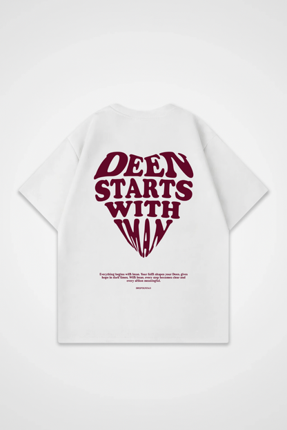 DEEN STARTS WITH IMAN Oversized shirt