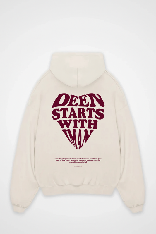 DEEN STARTS WITH IMAN Oversized Hoodie