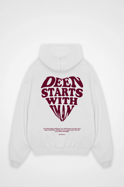 DEEN STARTS WITH IMAN Oversized Hoodie