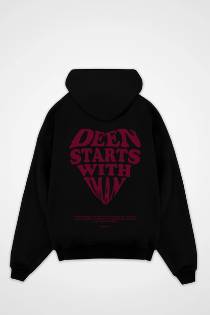 DEEN STARTS WITH IMAN Oversized Hoodie
