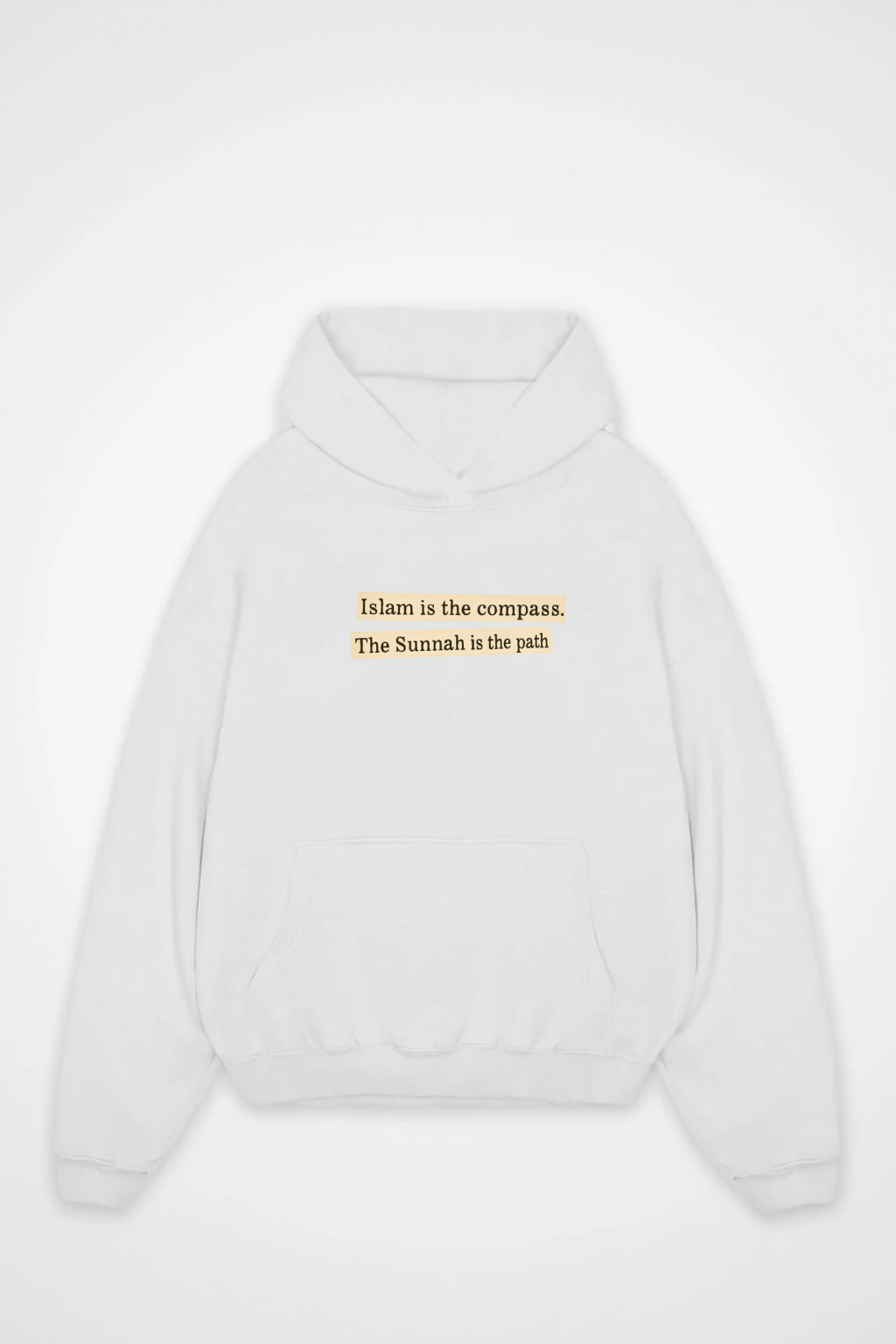 ISLAM IS THE COMPASS Oversized Hoodie