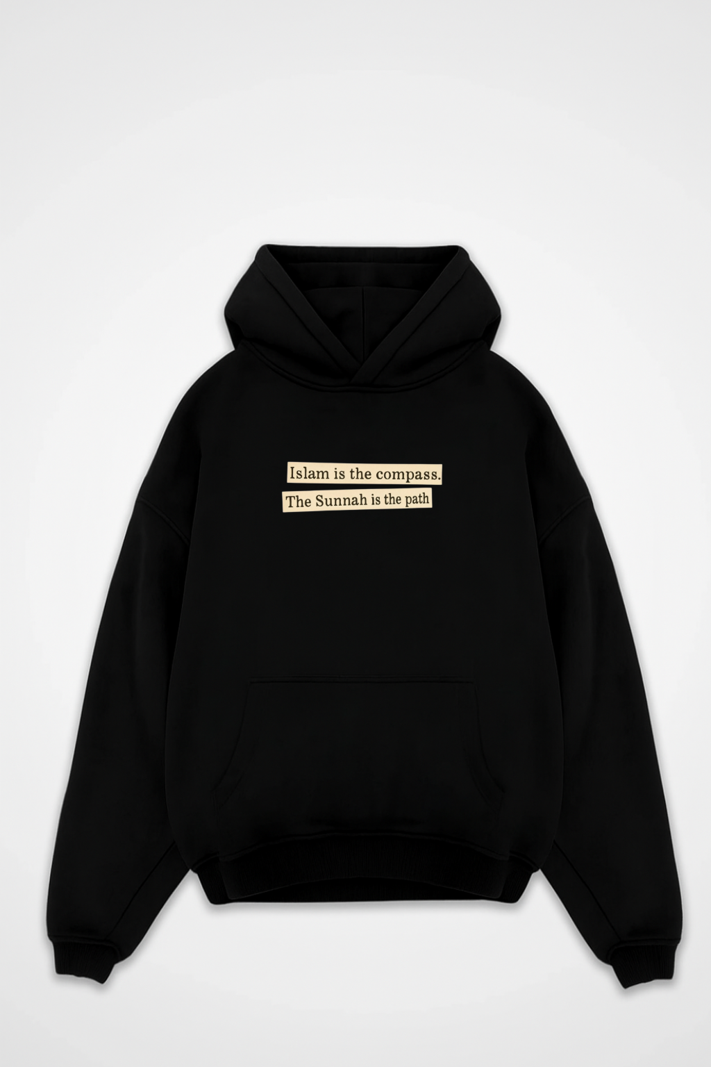 ISLAM IS THE COMPASS Oversized Hoodie