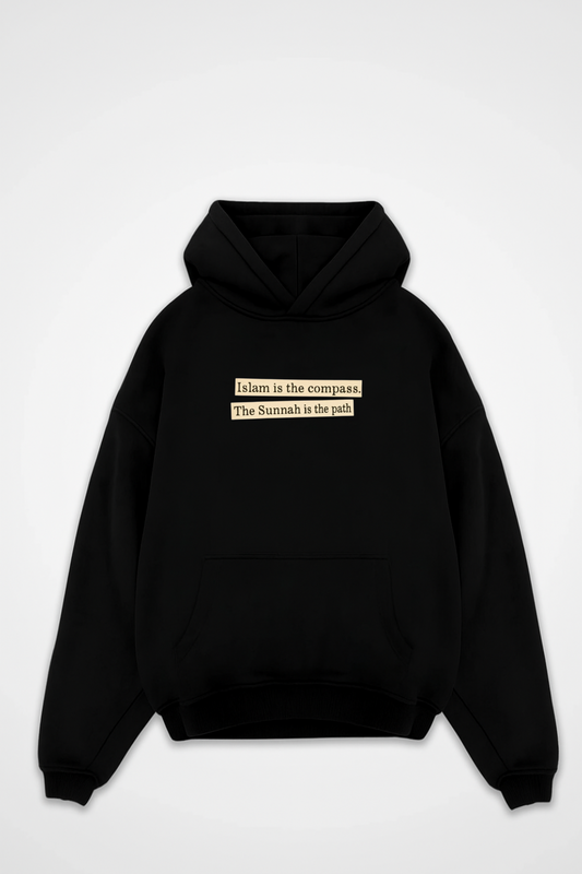 ISLAM IS THE COMPASS Oversized Hoodie