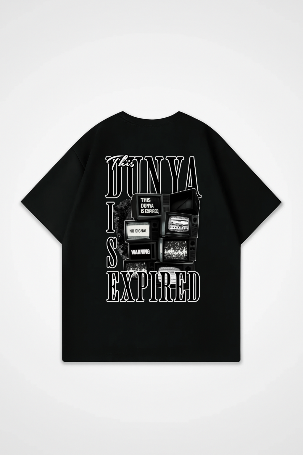 DUNYA IS EXPIRED Oversized Shirt