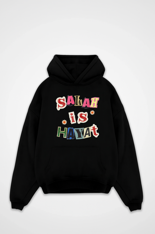 SALAH IS HAYAT Oversized Hoodie