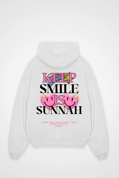 KEEP SMILE Oversized Hoodie
